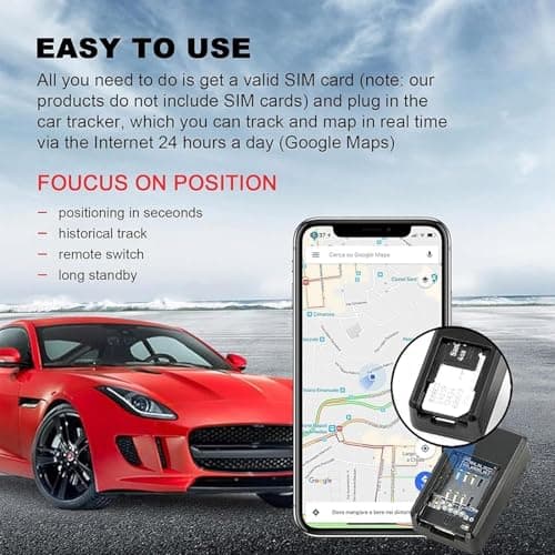 GPS Tracker for Vehicles, Hidden Magnetic Tracking Devices No Subscription — view 5