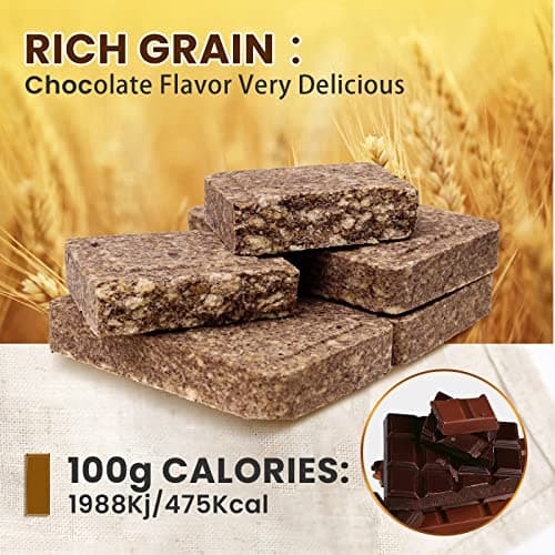 Chocolate Flavour Emergency Ration Biscuits, 12 Pack, 6840 Kcal — view 4