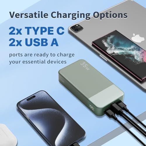 NOBIS Portable Charger 35W 20000mAh Power Bank Fast Charging — view 4