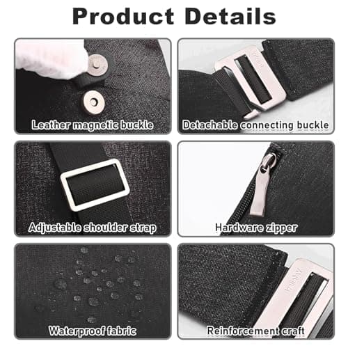 BIRDDIE Anti Theft Travel Bag, One Shoulder Large Capacity Cross-body Bag — view 6