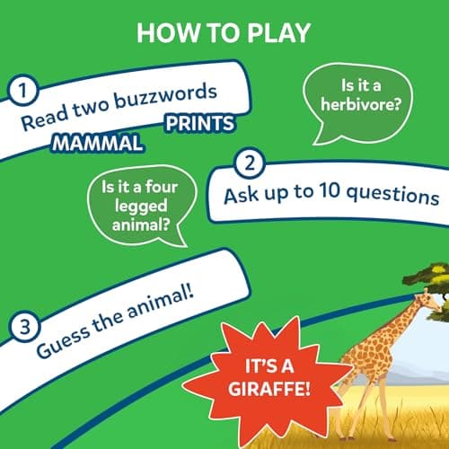 Skillmatics Guess in 10 Animal Planet, Travel Board Game, Gift for Kids — view 3
