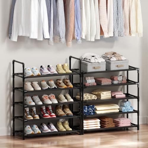 SPUSEN Shoe Rack, 10 Tier Shoe Storage Organizer,175 * 56 * 30cm,XL — view 2