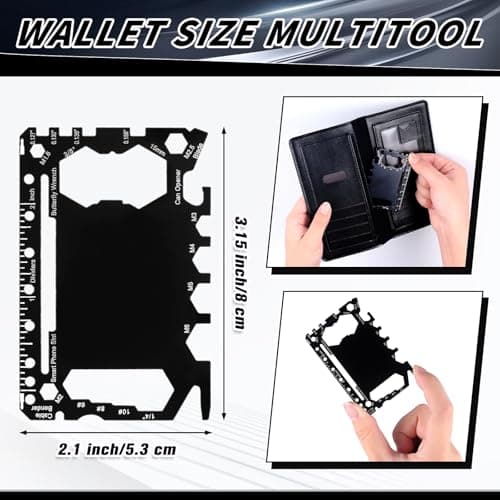 Cholemy 24 Pcs Credit Card Wallet Multitool 46 in 1 — view 4