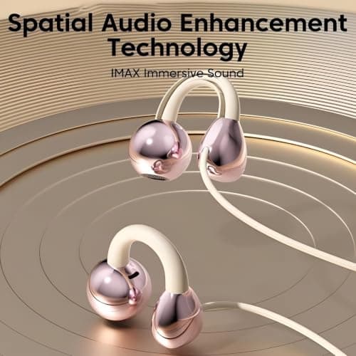 3.5mm/Type-C Wired Headphones, Perfect for Sleeping, Snoring, Travel, Meditation, Relaxation, Ear Clip Type Not In Ear HiFi Wire Control With Microphone Earphones — view 4