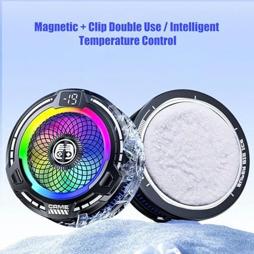 Cell Phone Cooler Mini Portable Cooling Fan, Adjustable Fan Speed — view 4