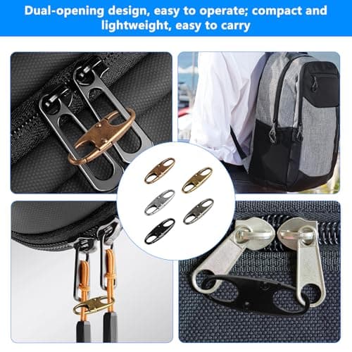 15 Pcs Zipper Clips Anti Theft, Zipper Locks for Backpacks — view 4