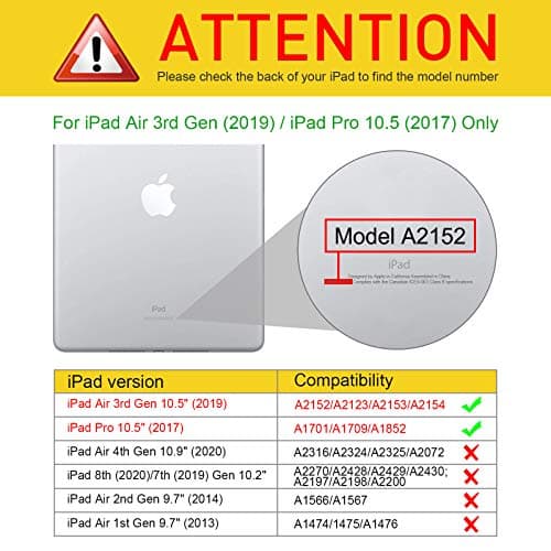 Fintie Folio Case for iPad Air 3rd Generation 2019 / iPad Pro 10.5" 2017 — view 2