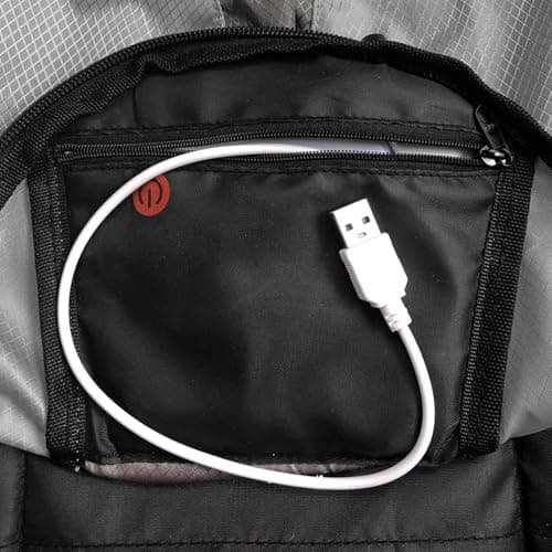 Jlobnyiun LED Illuminated Backpack | 4 LED Signals Remote Control Backpack — view 6
