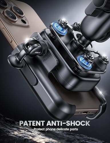 Lamicall Motorbike Phone Holder, [All-Metal] Motorcycle Phone Mount Bicycle — view 2
