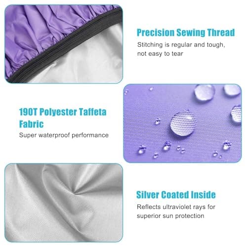 TESSTSY 2 Pcs Waterproof Backpack Cover Rucksack Liner — view 3