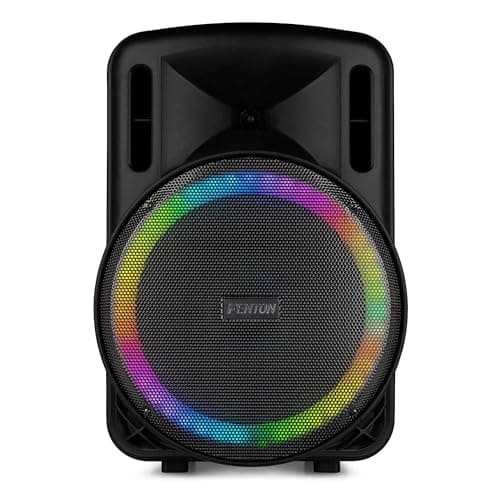 Fenton FT15LED MK2 15-Inch Portable PA System, 800W, Battery, Mic — view 2