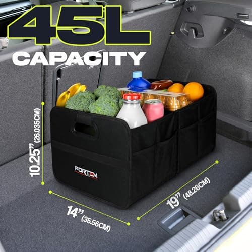 FORTEM Car Boot Organiser - Car Organiser & Storage for SUVs Trucks Sedans — view 2