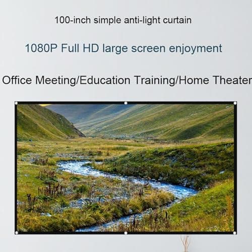 4K HD Screen, Non-Iron Portable Projection Canvas Projection Projection — view 3