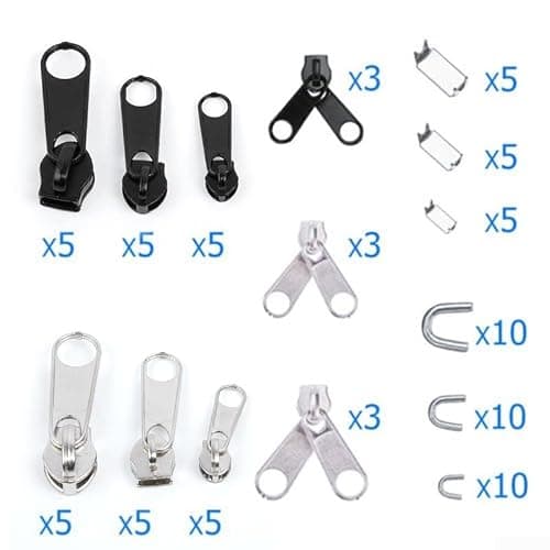 for Instant Zip Fix Kit 84pcs for Jackets Bags Jeans for Instant — view 5