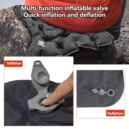 Inflatable Seat Cushion, Portable Inflatable Cushion for Long Sitting — view 4