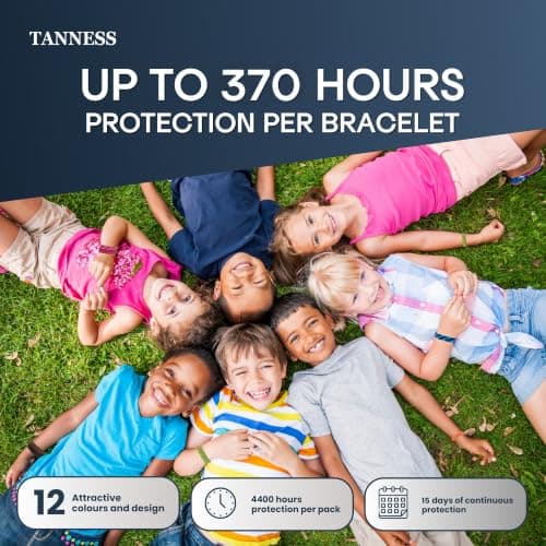 Tanness 12 Pack Mosquito Repellent Bracelet - Long-Lasting Insect & Mosquito Bands, DEET-Free Insect Repellent Bracelet for Kids & Adults, Travel & Holiday Essentials for Outdoor Protection — view 3