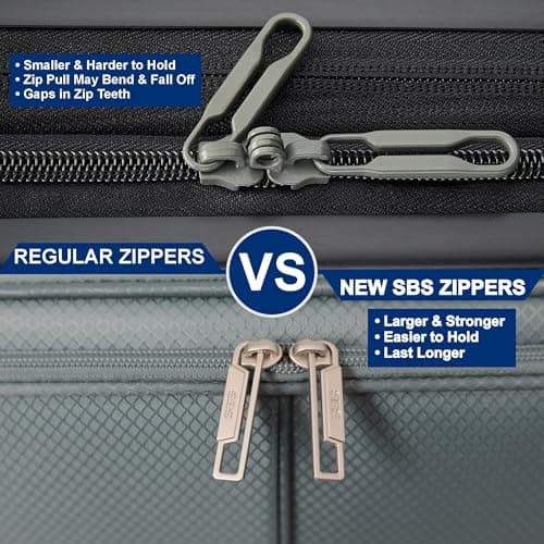 Aerolite 55x40x20 Expandable Ryanair Priority Suitcase, 2 Wheels — view 6
