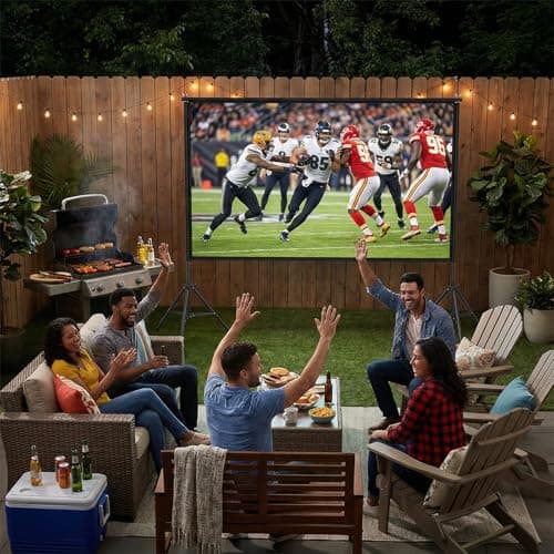 Wootfairy 120 inch Projector Screen with Stand and Carry Bag — view 6