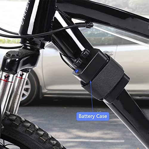 POENVFPO Battery Case, Battery Charger Box Waterproof Battery Pack with DC and USB Connectors for Bicycle Lamp and Smartphone — view 5