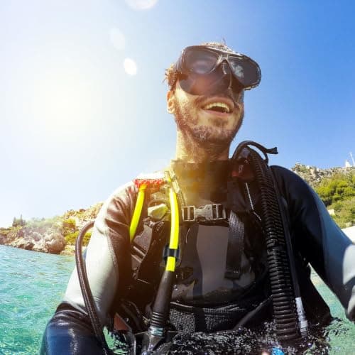 8pcs Black Snorkel Clip Quick Release Universal Holder for Diving Mask — view 5