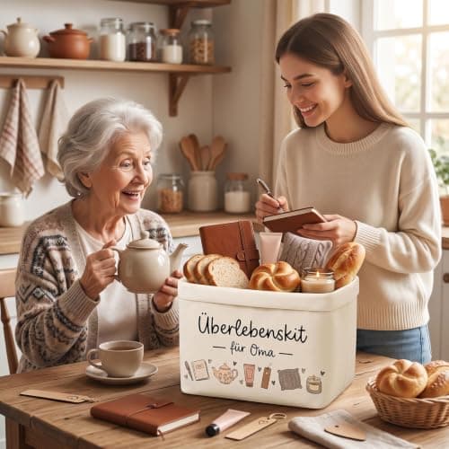 Survival Kit Grandma Gift Bread Basket Birthday Gift for Grandma 1 Piece — view 3