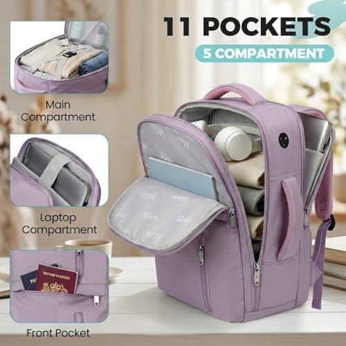 MATEIN for New Ryanair Cabin Bags 40x30x20, Travel Backpack Cabin Size — view 4