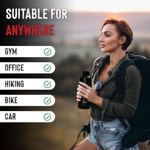 OTTO KONING Water Bottle 500ml Insulated Stainless Steel Flask — view 6