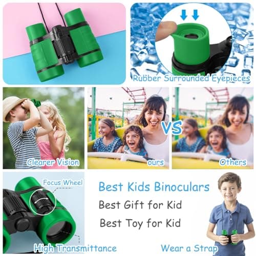 OSDUE Kids Telescope - 4x30 High Resolution Binoculars for Kids' Educational Learning and Outdoor Sports Play, Gifts for Age 3-12 Boys and Girls — view 6