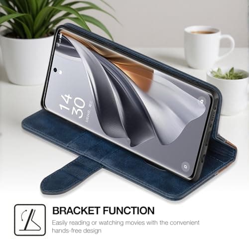 Shantime Two-Tone Leather Case for Xplore 2 Projector 5G - Blue — view 5