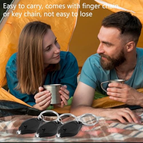 Fascetta 3PCS Note Checker Blacklight Mini LED Keychain Torches Flashlight — view 6