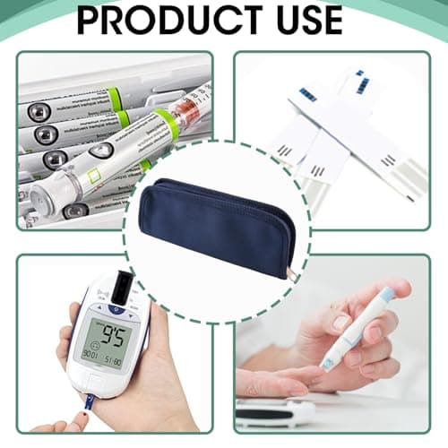 Pennle Insulin Cooler Travel Case, Small Portable Diabetic Insulated Bag — view 5