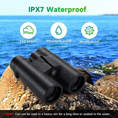 12x42 HD Binoculars for Adults, Super Bright High Power Compact Binoculars — view 5