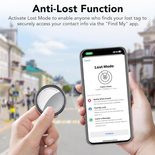 Tukio Air Tracker Tag-1 Pack [MFi Certified] for Apple Find My (iOS Only) — view 6