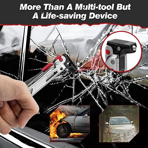 BIBURY Multitools, Camping Multi Tool Foldable Pliers with Scissors & Flint — view 6