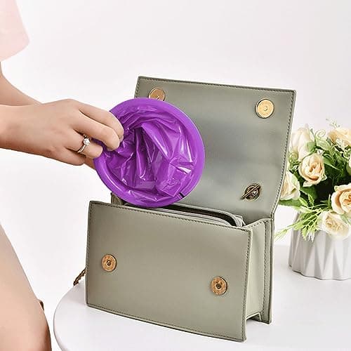 ACOGEDO 20Pcs Vomit Bag Disposable Proof Motion Sickness Nausea Bag with Inner Frame Spill Proof for Car Travel Camping Outdoor Activities — view 4