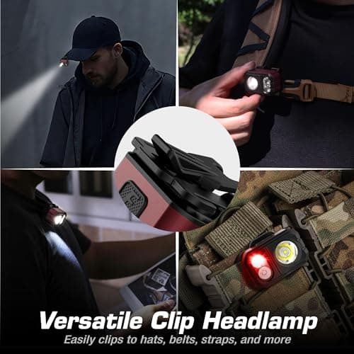 EverBrite Rechargeable LED Head Torch, Purple — view 5