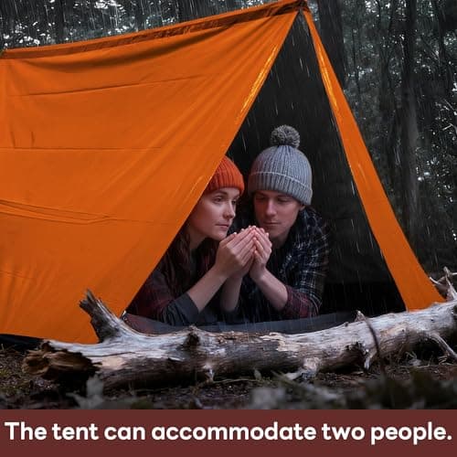 Deecam Emergency Survival Tent, Waterproof Foldable Thermal Shelter — view 4