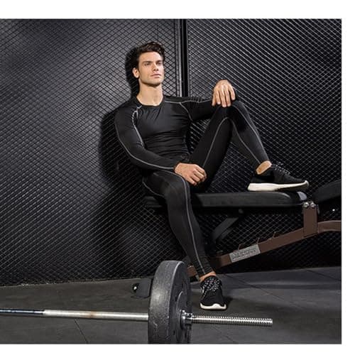 LNFINTDO Thermal Underwear for Men Long Johns Base Layer Compression sets — view 2
