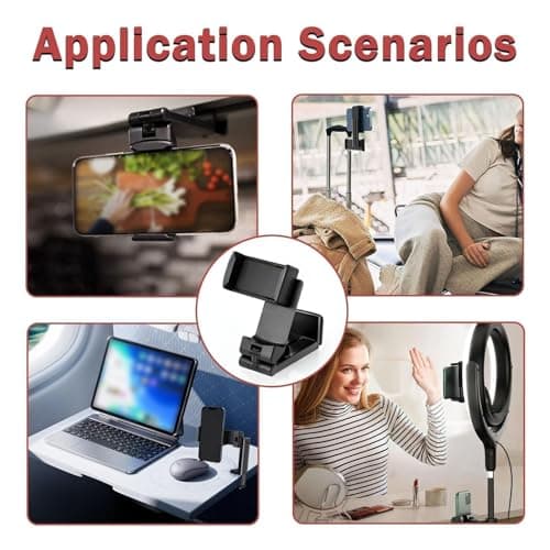 Airplane Phone Holder Adjustable 360 Degree Rotation Phone Stand for Plane — view 6