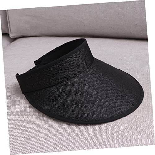 PACKOVE Visors Adjustable Sports Sun Hat Back to School Decor Black — view 3