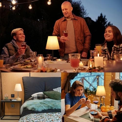 HSLighting Rechargeable Table Lamp, 300LM Cordless Stepless Dimmable Light — view 6