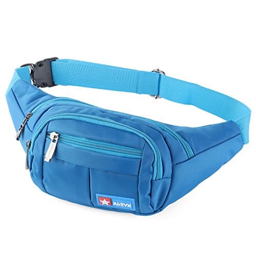 Bumbags and Fanny Packs for Running Hiking Waist Bag Outdoor Sport Hiking Waistpack for Men Women (Blue)