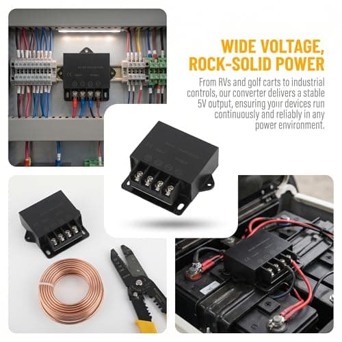 NWANSI Mini DC 12V/24V to 5V 10A 50W Step Down Module, IP68 Waterproof — view 5