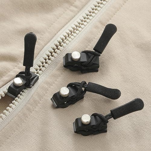 8Pcs Zipper Repair Kit – Universal Zip Slide Replacement with 3 Sizes for Backpacks, Luggage, Jackets & Coats (Black) — view 5