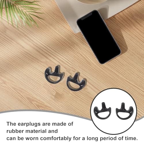 Lurrose 1 Pair Rubber Ear Inserts Ear Buds for Coil Tube Audio Kits Comfortable Wearing Suitable for Lightweight for Travel and Work — view 3