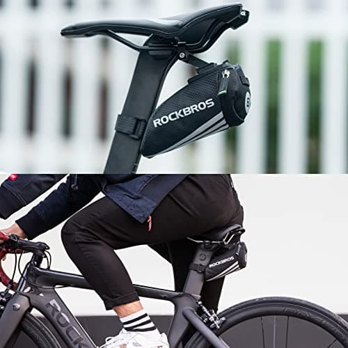 ROCKBROS Bike Saddle Bag with Quick Release, Universal Fit, 0.5L — view 6