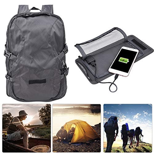 ETANULPEX Hiking Backpack Packable Backpack Solar Powered Lightweight Backpack Outdoor Backpack Camping Backpack Men Women Daypack for Outdoor Travel/5193 — view 3