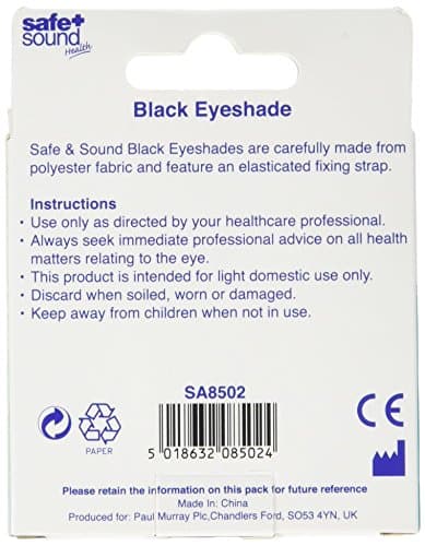 Safe & Sound Black Eyeshade — view 3