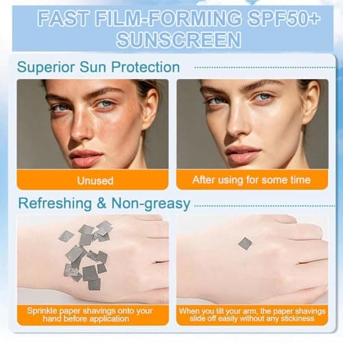 20 Pack Sunscreen SPF 50+, Mini Sun Cream for Face & Body, Travel Size Sunscreen Without White Cast, for Face & Body, Waterproof, Lightweight UV Protection for Daily Use, 8g per piecec — view 6