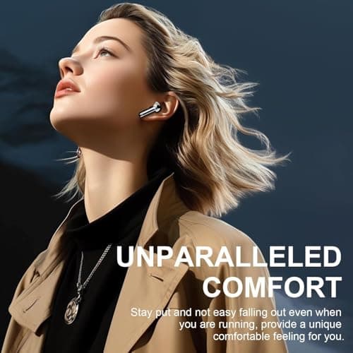 2026 Wireless Earbuds, Bluetooth 5.4 Headphones, 50H Playtime In Ear Earphones HiFi Stereo, Ear buds with 4 ENC Noise Cancelling Mics Deep Bass, IP7 Waterproof Earbuds with LED Display, Fast Charging — view 3